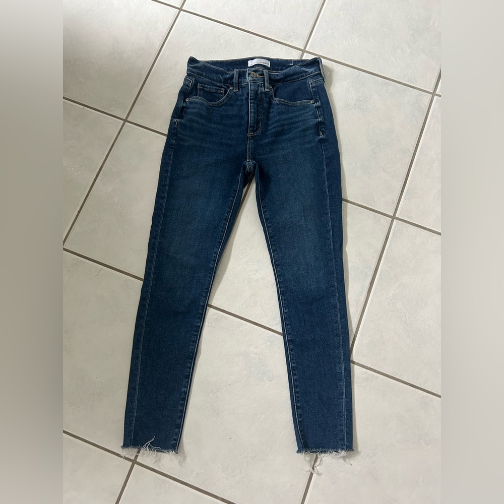 LOFT Dark Blue Skinny Jeans